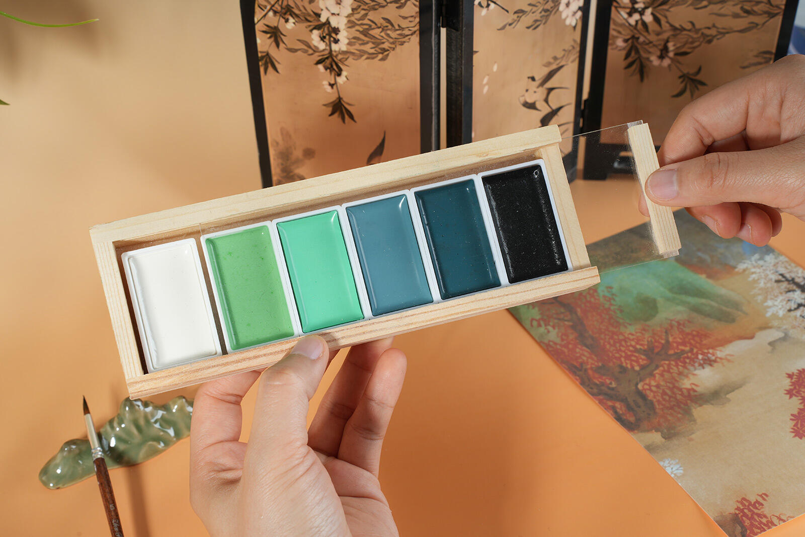 Poezie 6-Color Premium Solid Watercolor – Luxury Handcrafted